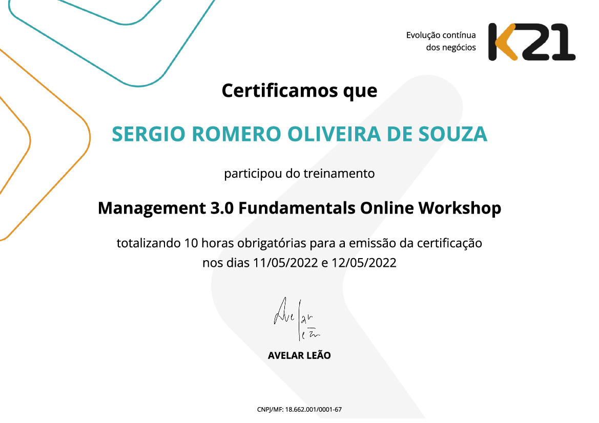 Certificado K21